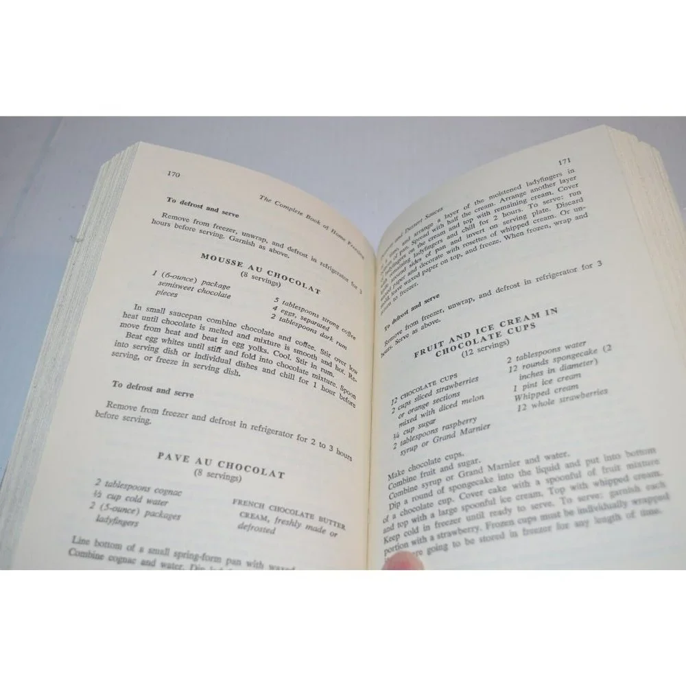 Complete Book of Home Freezing Ann Seranne 1966‎ preserve fresh foods Garden Vtg